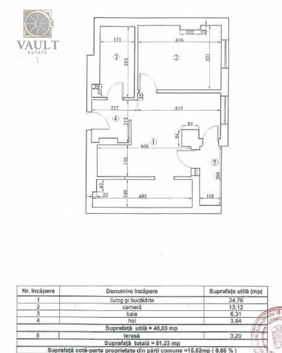 Apartament 2 camere - Piata Muncii - An 2008 - 