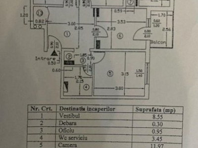 APARTAMENT 4 CAMERE-CRANGASI-BLOC REABILITAT-2 BAI-2 BALCOANE-METROU