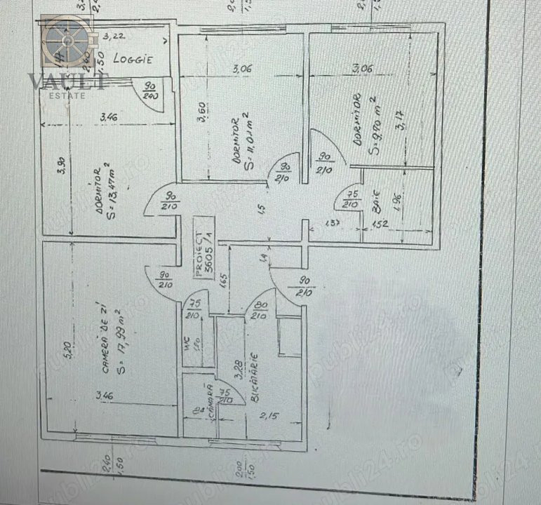 APARTAMENT 4 CAMERE-  CENTRALA TERMICA  - 1 Decembrie 1918