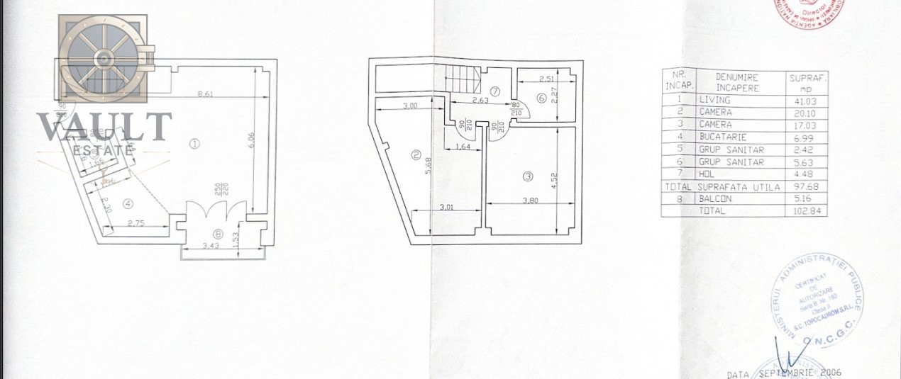 Apartament 3 camere - Duplex / Loc de parcare / Langa Metrou Raul Doamnei