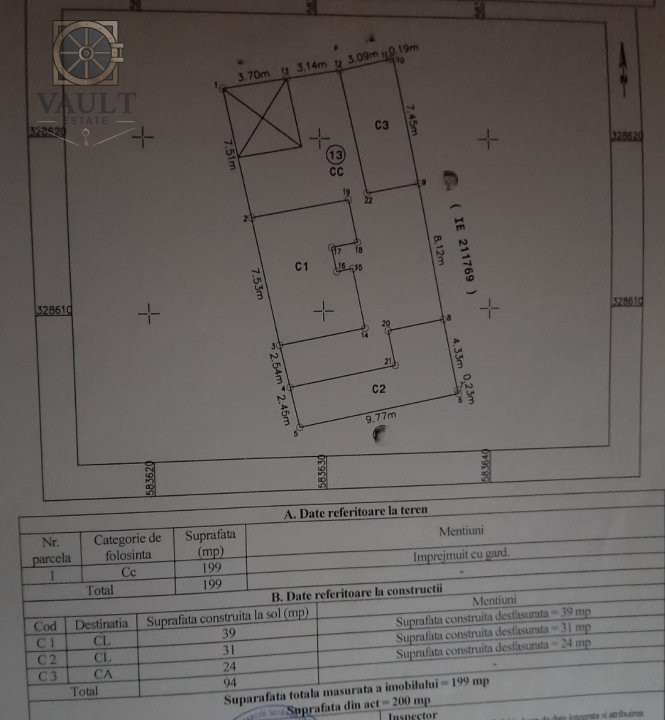 Teren zona Crangasi- suprafata 199 mp