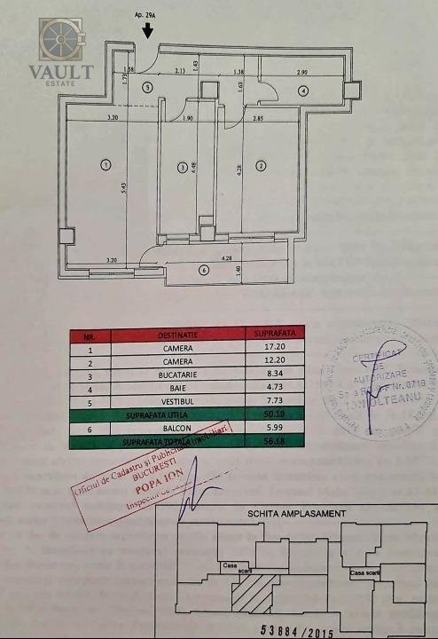 Apartament 2 Camere - Centrala Proprie - 1 Decembrie