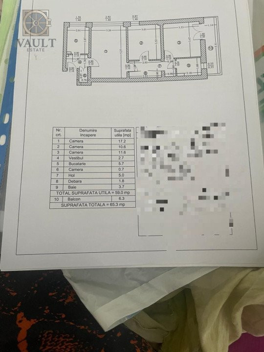 Apartament 3 camere FINISAT MODERN - Titan - Piata Minis