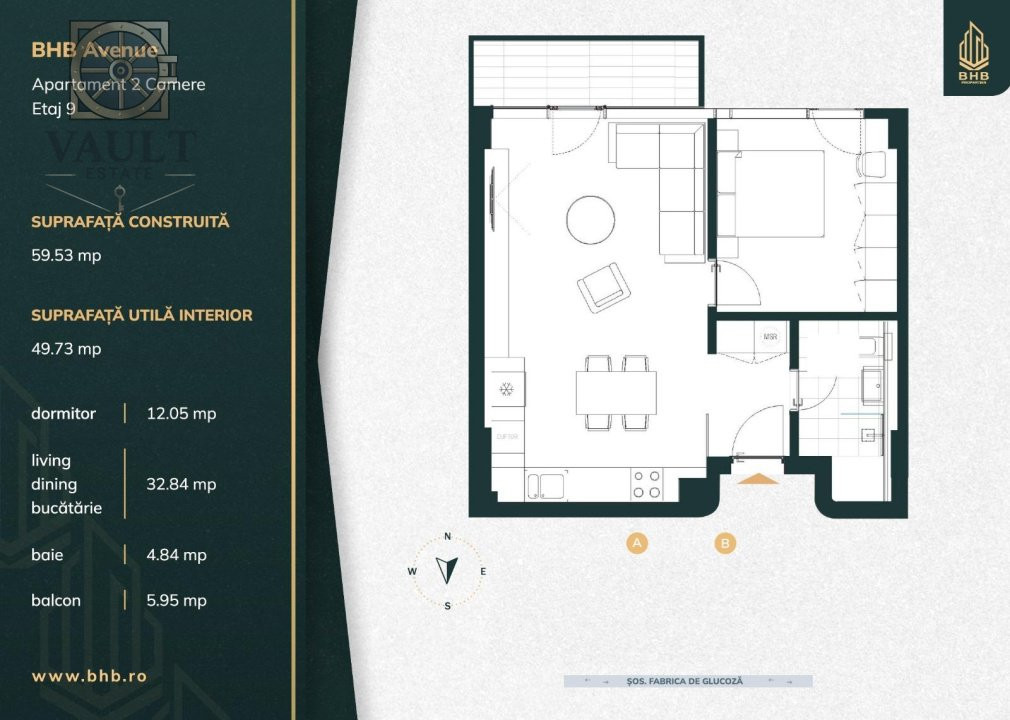 APARTAMENT 2 CAMERE 55mp - INCALZIRE IN PARDOSEALA - LOC PARCARE - AVIATIEI