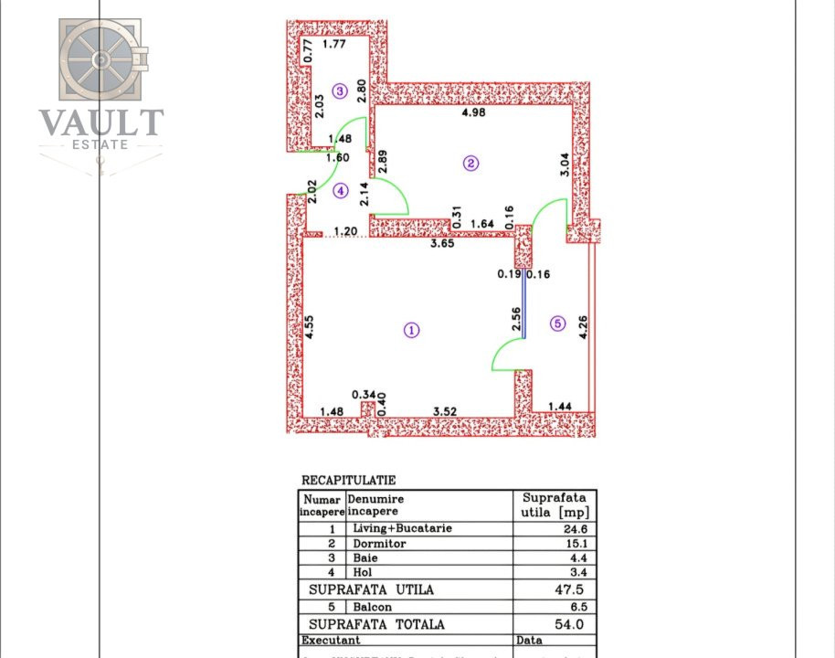 Apartament 2 Camere - Mobilat/Utilat - Pipera