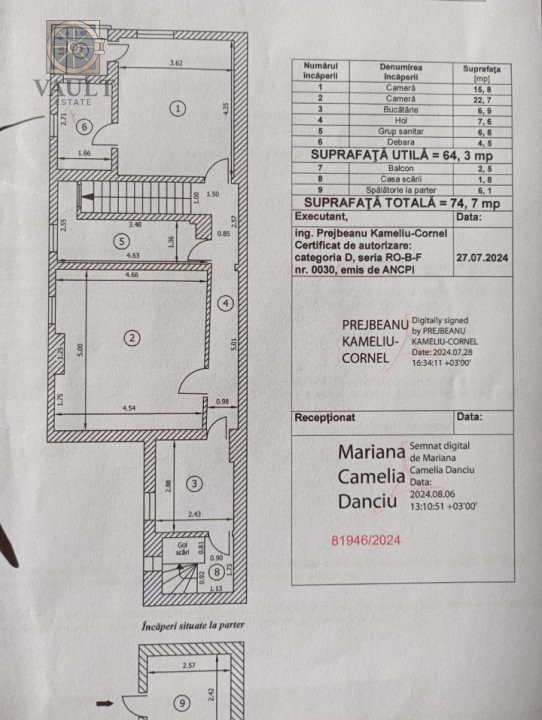 Apartament 2 camere in Vila Domenii