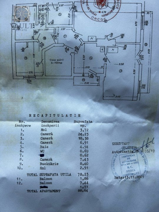 Apartament 4 camere 90mp + Curte interioara 88mp Turda / Parcul Regina Maria