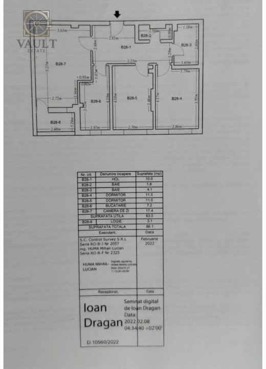 Apartament 3 camere -Centrala Proprie -Salajan