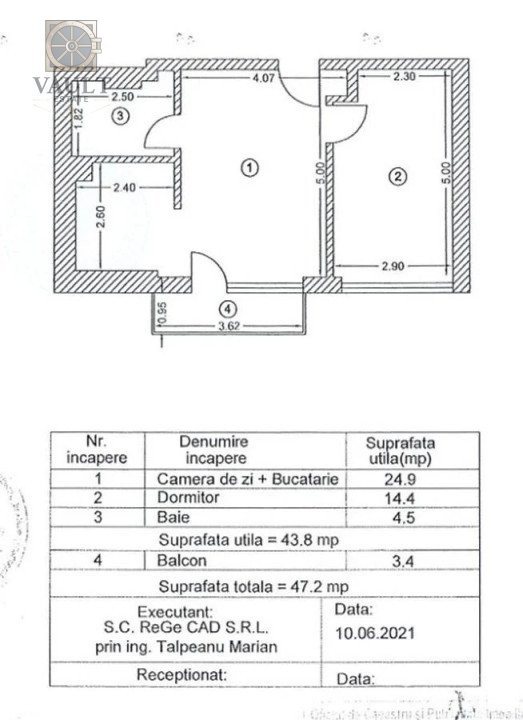 Apartament 2 camere Sisesti, Bloc nou, Vedere spre lac