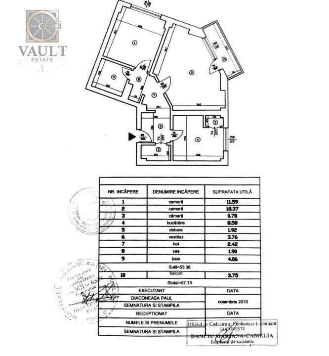 Apartament 2 camere decomandat Piata Victoriei