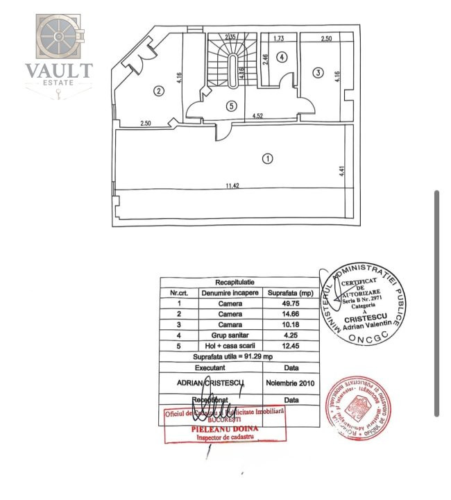 Vila  Individuala P+1+M An 2010 -Dubla Deschidere- Baicului-Sos.Pantelimon