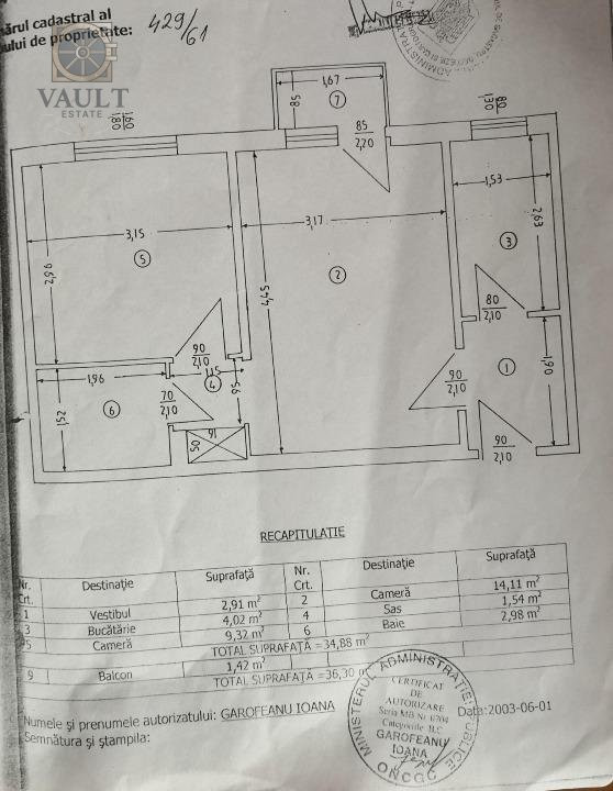 Apartament 2 camere -Bloc Reabilitat- Giurgiului
