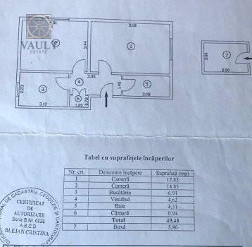 Apartament  2 camere P+1  Șos Giurgiului