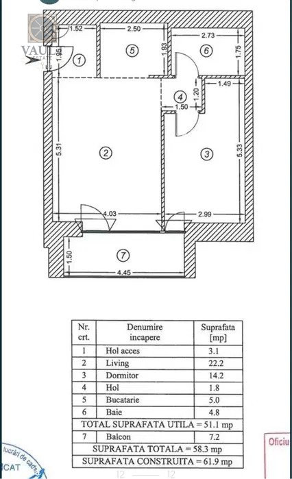 Apartament 2 Camere -Vedere Libera- ONE COTROCENI 