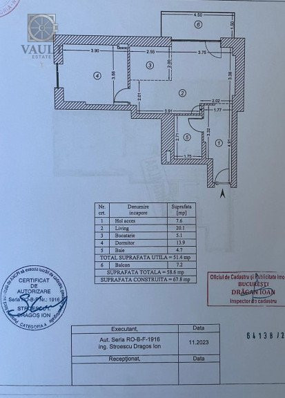 Apartament 2 Camere Premium ONE COTROCENI PARK
