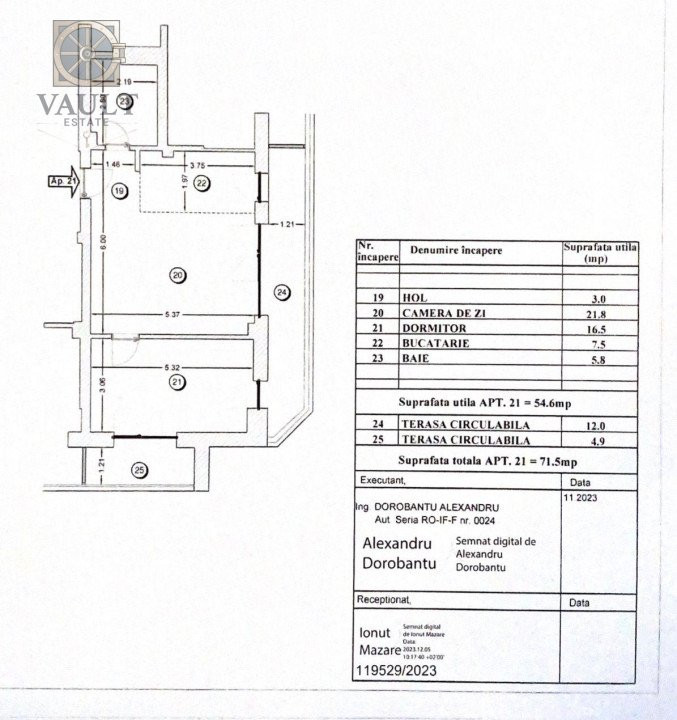 Apartament 2 camere lux bloc tip boutique Decebal