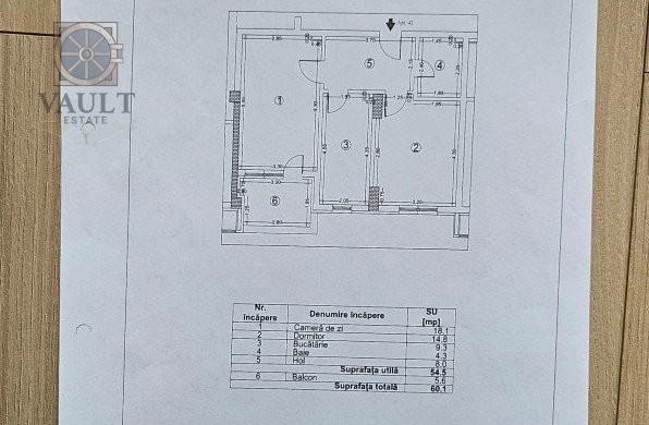 Apartament 2 camere decomandat 60mp Brancoveanu