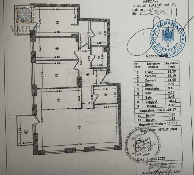 4 camere LUX-2 locuri de parcare-VIVENDA