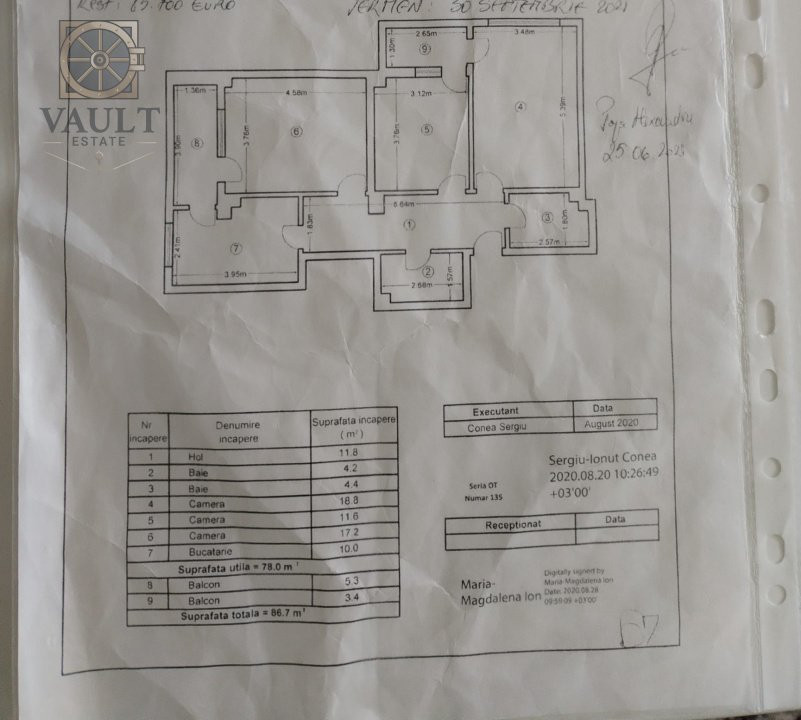 Aapartament 3 camere - ETAJ 1 - MOBILAT -zona PRELUNGIREA GHENCE/CARTIERUL LATIN