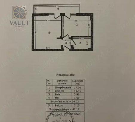 Studio Berceni- Strada Dealul Cucului-Posibilitate achizitie loc de parcare