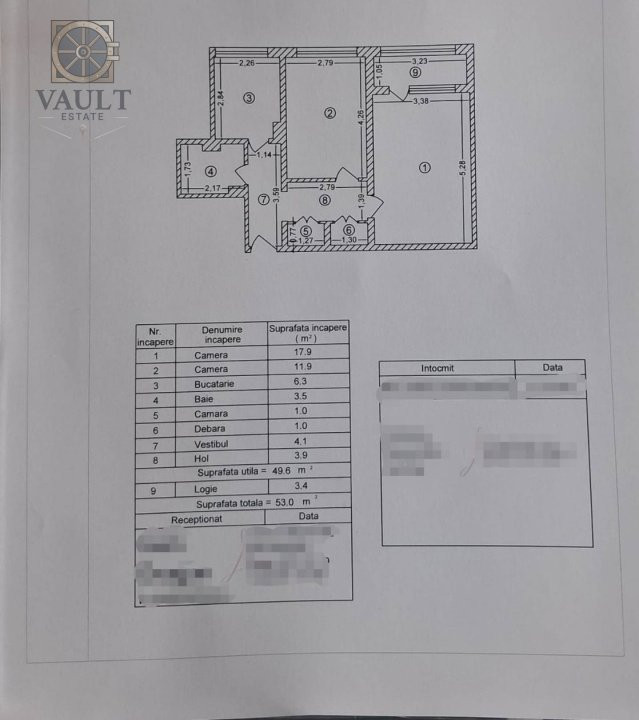 Apartament 2 camere -Metrou Nicolae Grigorescu-Centrala Proprie 