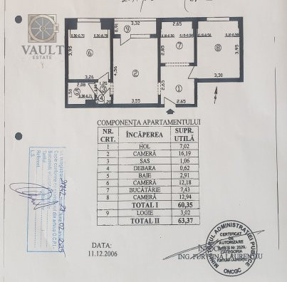 APARTAMENT 3 CAMERE / DE RENOVAT / DRUMUL TABEREI/ METROU ROMANCIERILOR-BRANCUSI