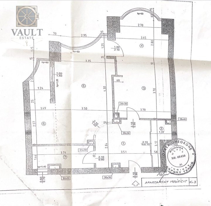 Apartament 2 camere - Bd Unirii - P-ta Alba Iulia 