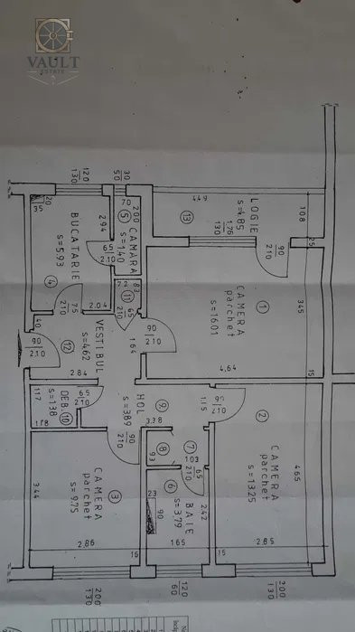 Apartament 3 camere -67 MP- 3 minute pana la metrou -Titan