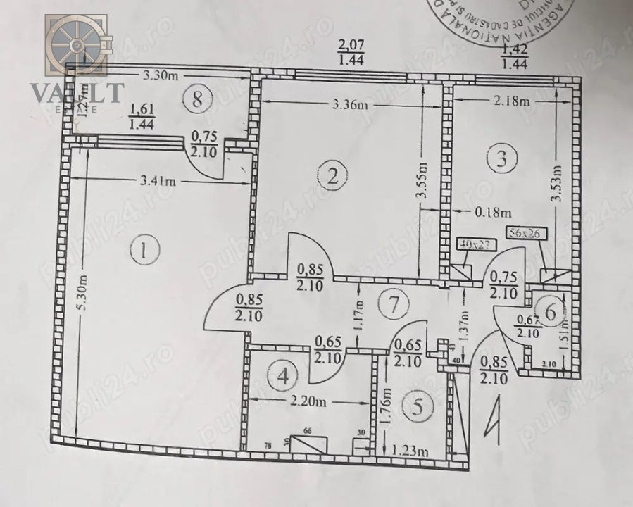 APARTAMENT 2 CAMERE / 50 M2 / IN APROPIERE DE METROU PACII