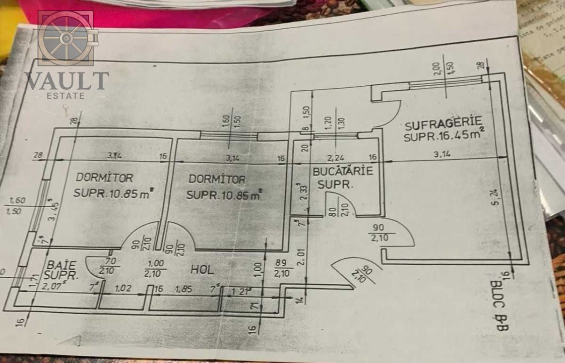 Apartament 3 camere Bulevardul Chisinau