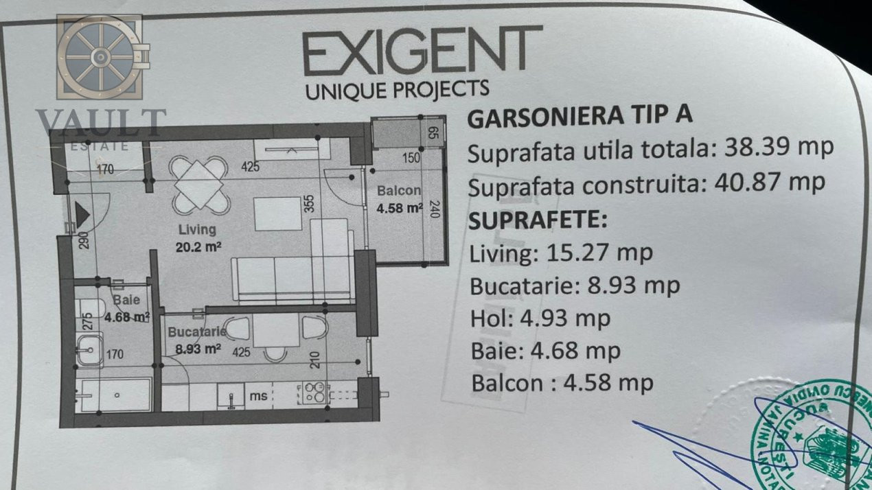 GARSONIERA - EXIGENT PLAZA FAZA 5