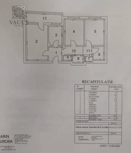 Apartament 3 camere Militari-Gorjului