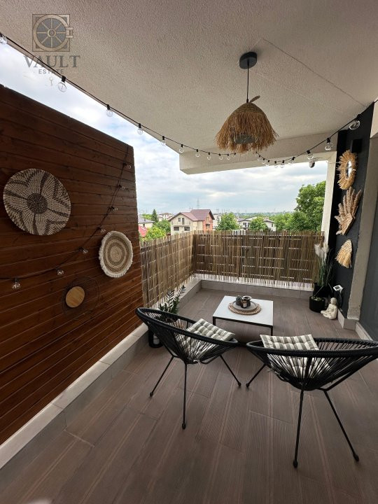 Vila complet mobilată, 149 mp, curte proprie și terasă – Trapezului