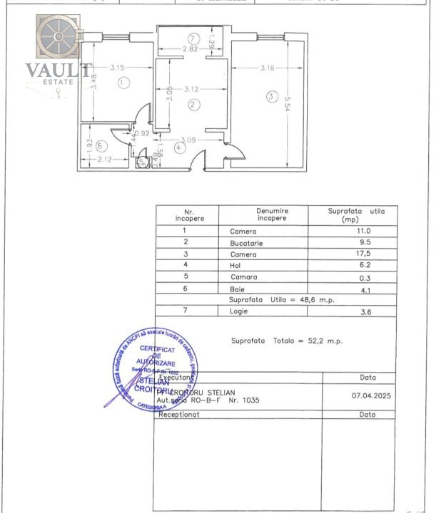 Apartament 2 Camere -Centrala Proprie- Rahova-Modoran Ene