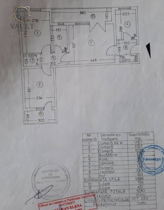 Apartament 3 camere Lujerului