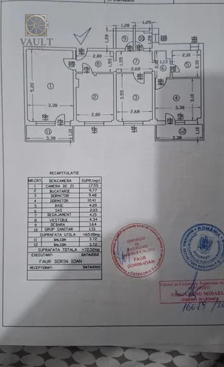 Apartament 3 camere - 2 Balcoane- Campia Libertatii