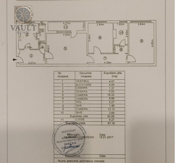 Apartament 3 Camere 67 Mp Constantin Brancoveanu-Turnu Magurele