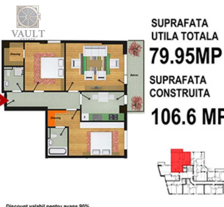 APARTAMENT 3 CAMERE - BLOC NOU - DRUMUL SARII-CALEA 13 SEPTEMBRIE