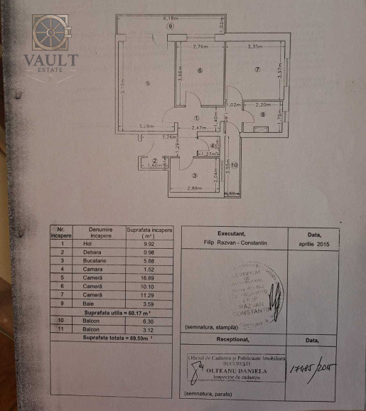 APARTAMENT 3 CAMERE / DRUMUL TABEREI/ LA 100 DE METRI DE METROU BRANCUSI