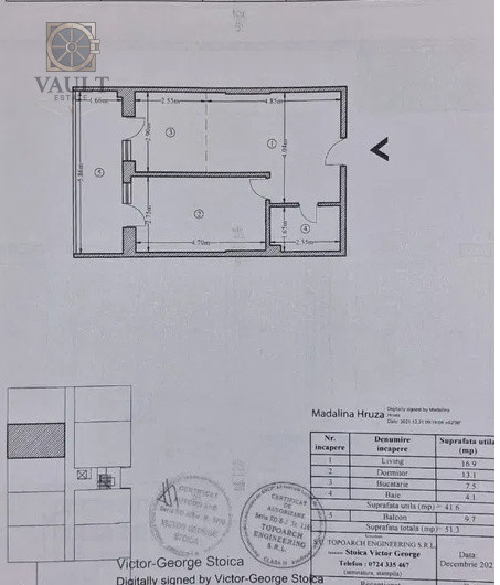 APARTAMENT 2 CAMERE- LOC DE PARCARE SUBTERAN - VITAN BARZESTI  