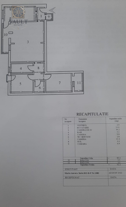 Apartament 3 camere - Centrala proprie - 2 Bai - Titan