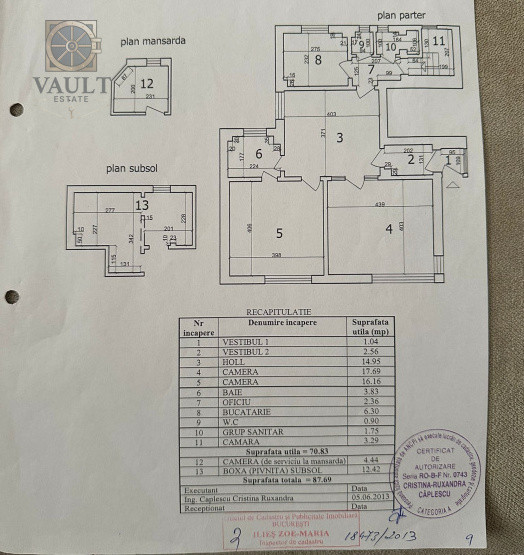 APARTAMENT 3 CAMERE-IN VILA-METROU TINERETULUI-TIMPURI NOI-2 BOXE