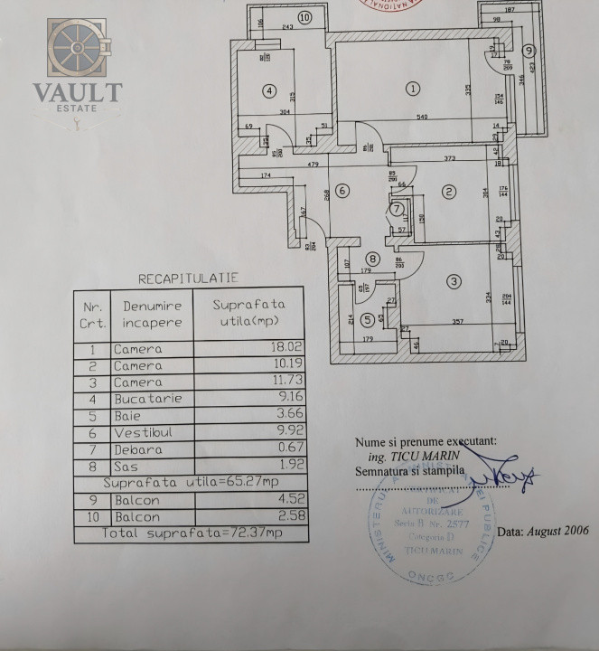 Apartament 3 camere - 5 minute de metrou - Mihai Bravu