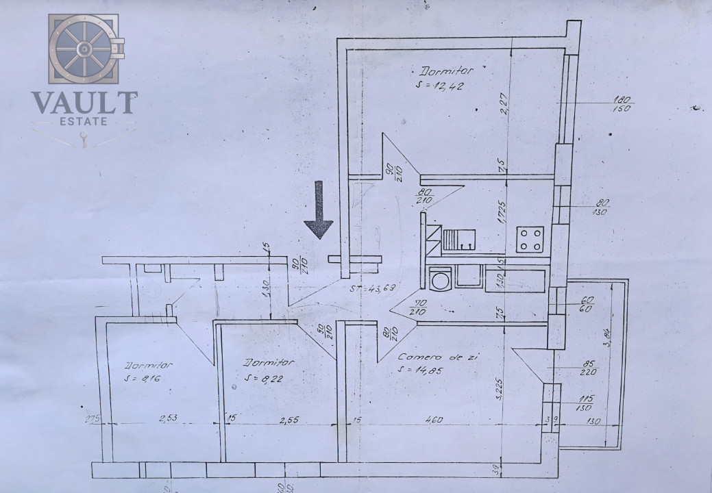Apartament 4 camere - 5 minute de metrou - 1 Decembrie 1918
