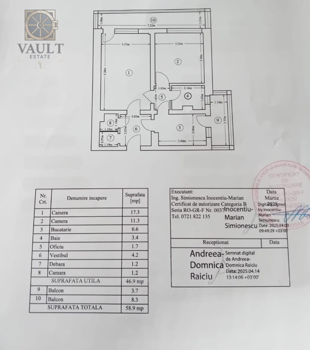 Apartament 2 camere -de renovat-Titulescu