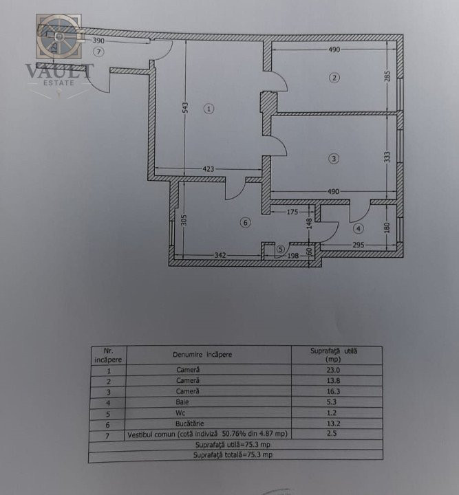 Apartament 3 camere-zona Universitatii