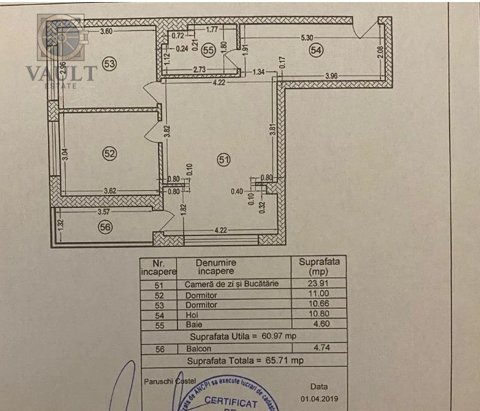 APARTAMENT 3 CAMERE DECOMANDAT+LOC DE PARCARE ,CARTIERUL SOLAR -BERCENI