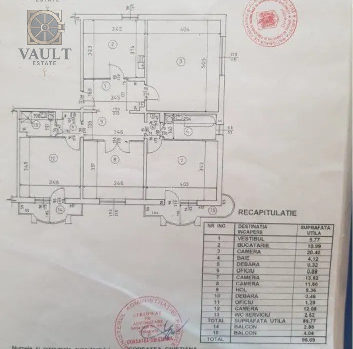 APARTAMENT 4 CAMERE-MALL VITAN-DECOMANDAT-2 BAI-2 BALCOANE-REABILITAT