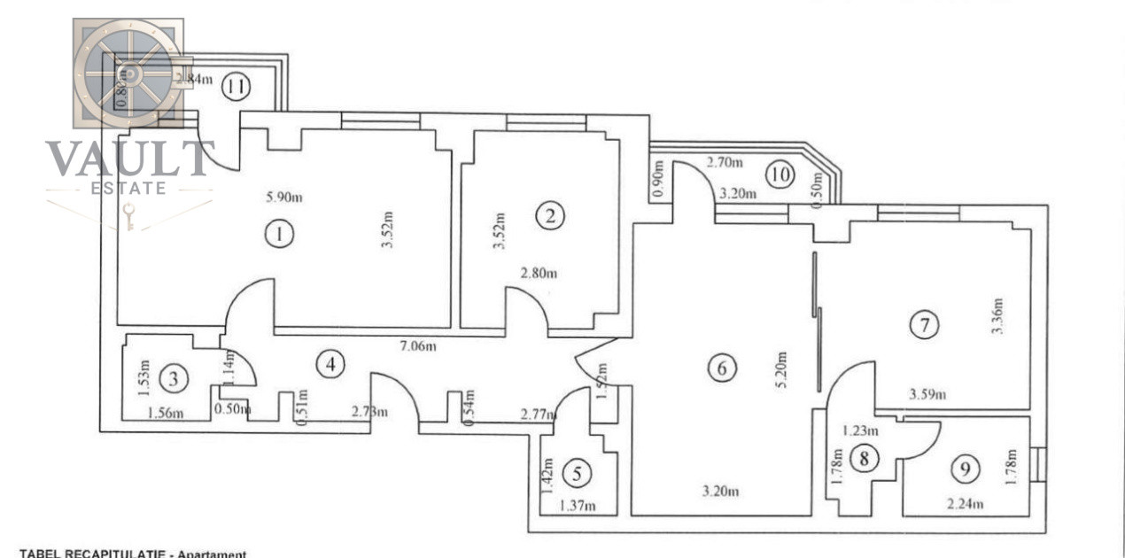 Apartament 3 camere-Stefan Cel Mare - Lizeanu 