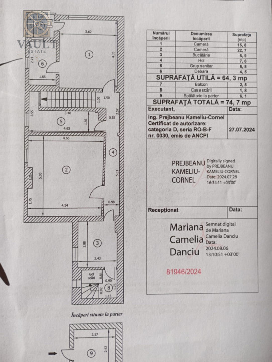 Apartament 2 camere in Vila Domenii